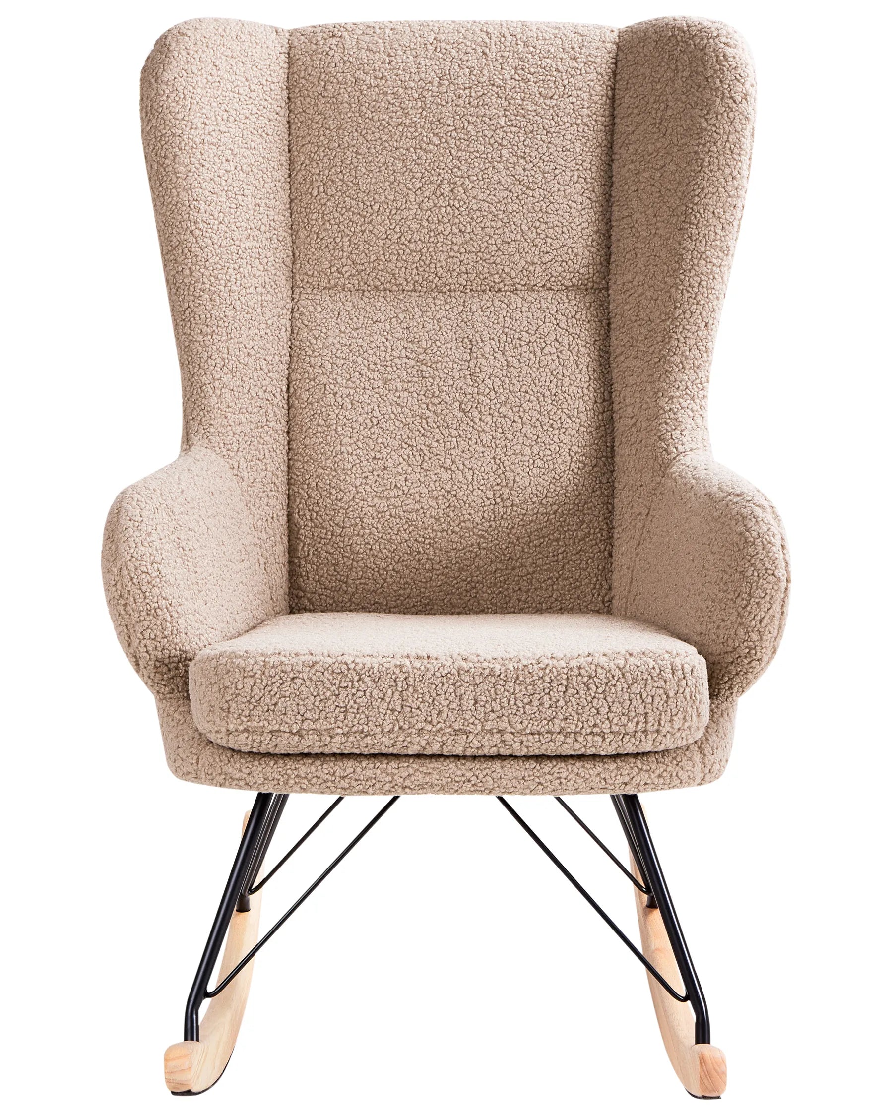 Rocking Chair LUOMA Boucle Beige