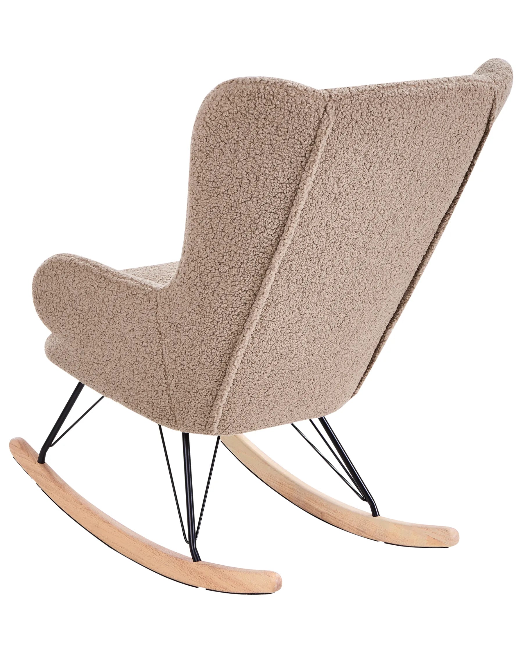 Rocking Chair LUOMA Boucle Beige