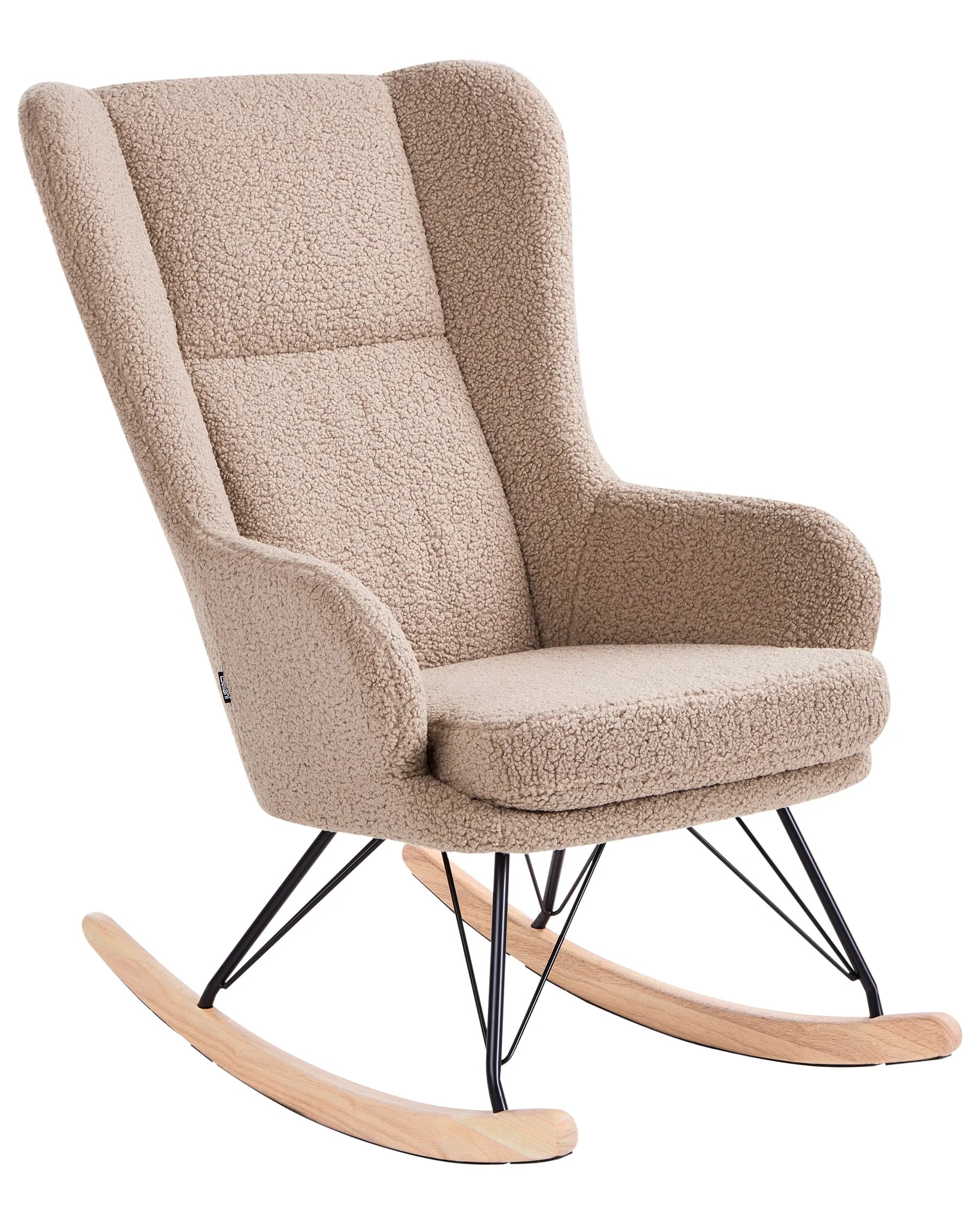 Rocking Chair LUOMA Boucle Beige