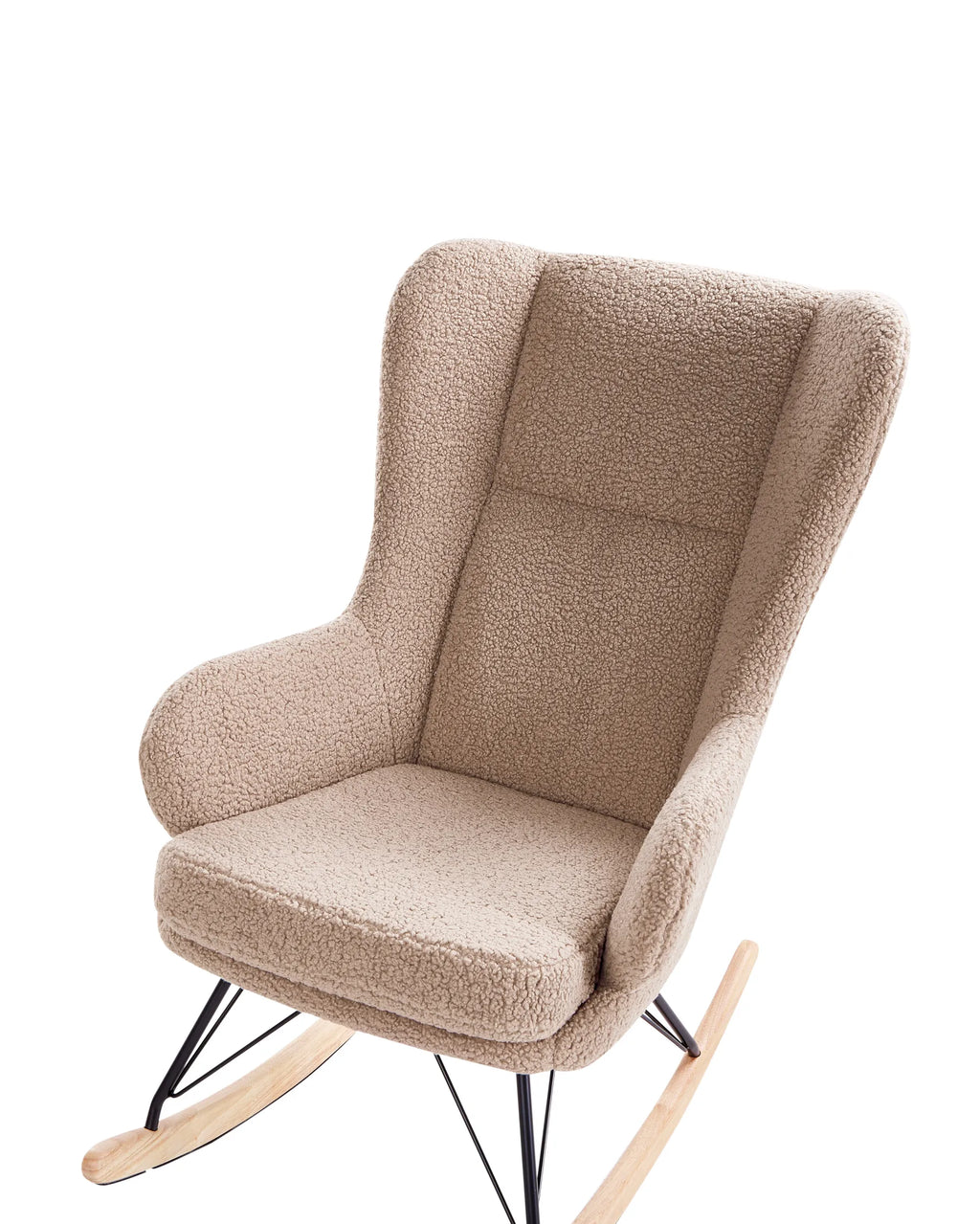 Rocking Chair LUOMA Boucle Beige