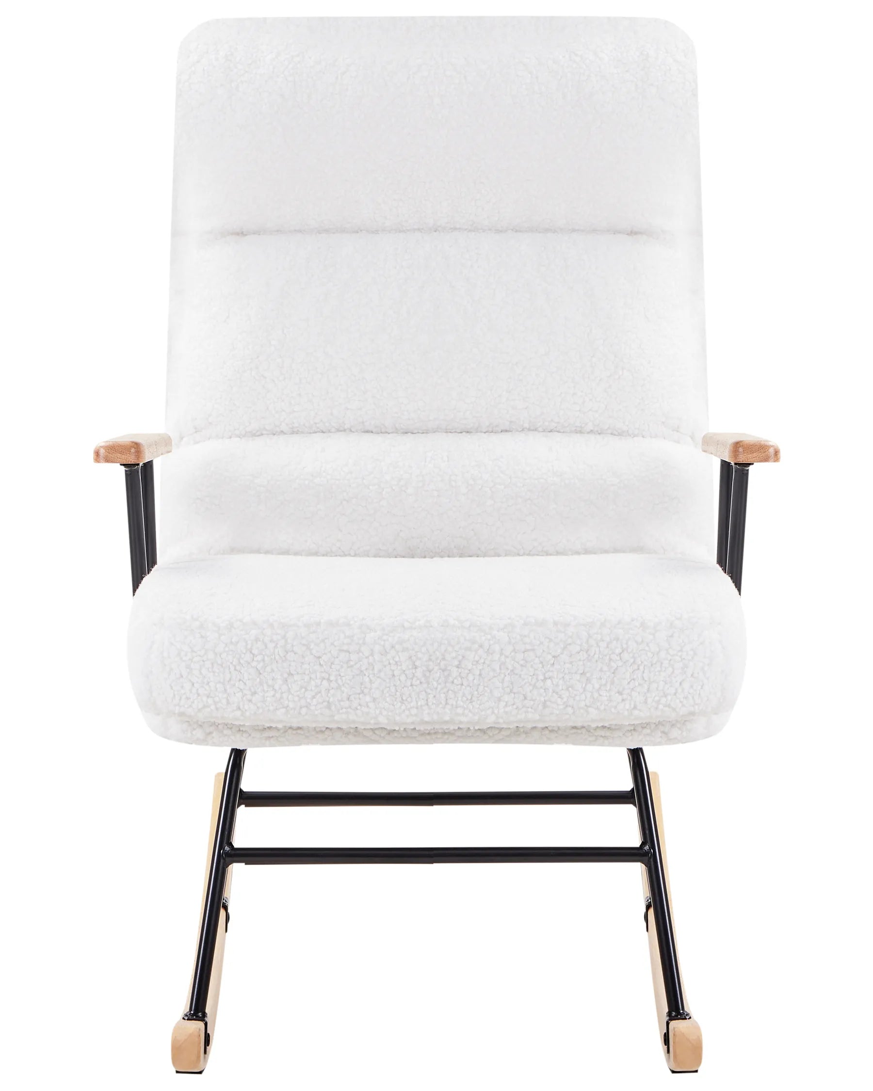Rocking Chair ESKELIN Reclining Boucle Off-White