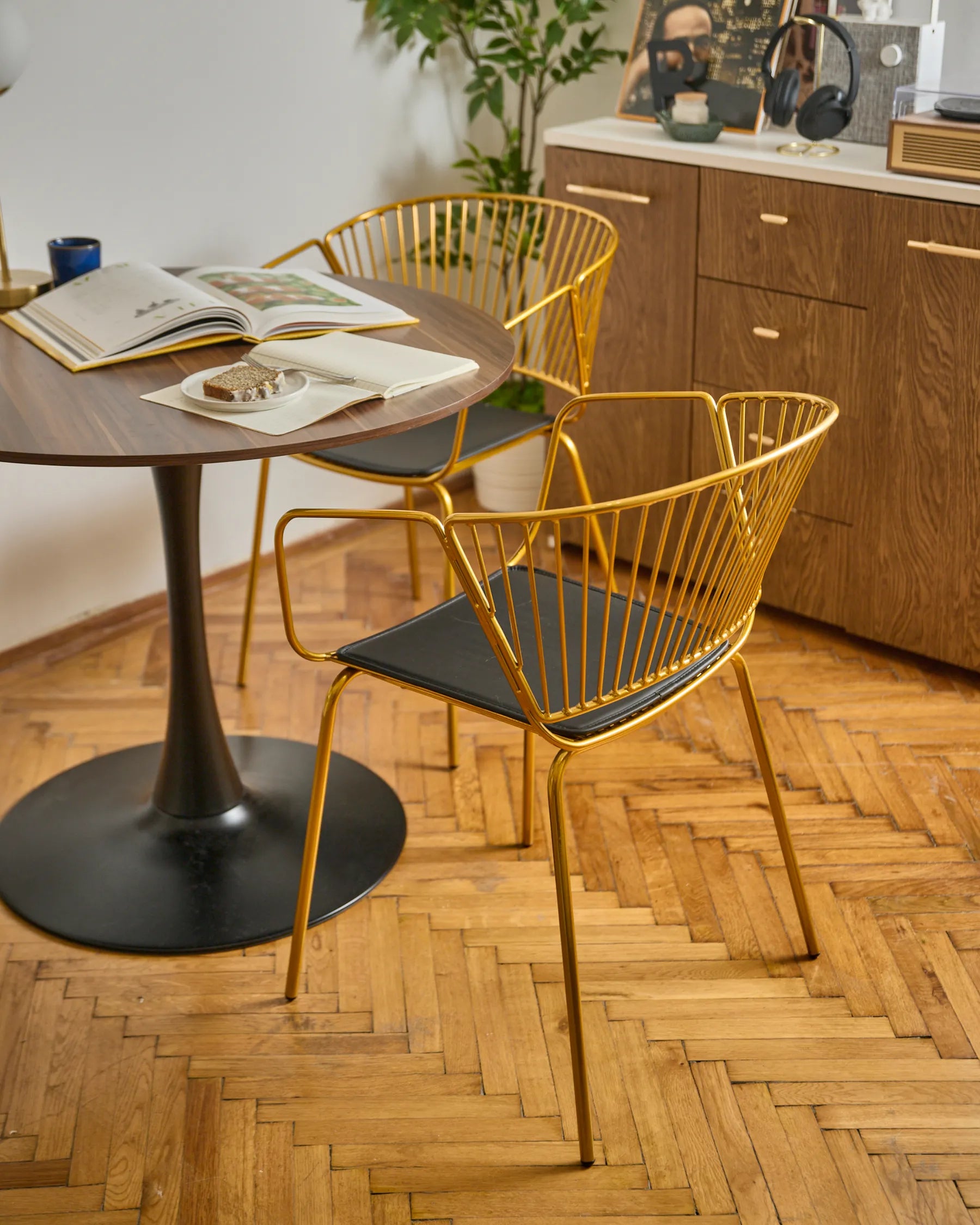 Dining Table BOCA Dark Brown 90 cm 90 cm