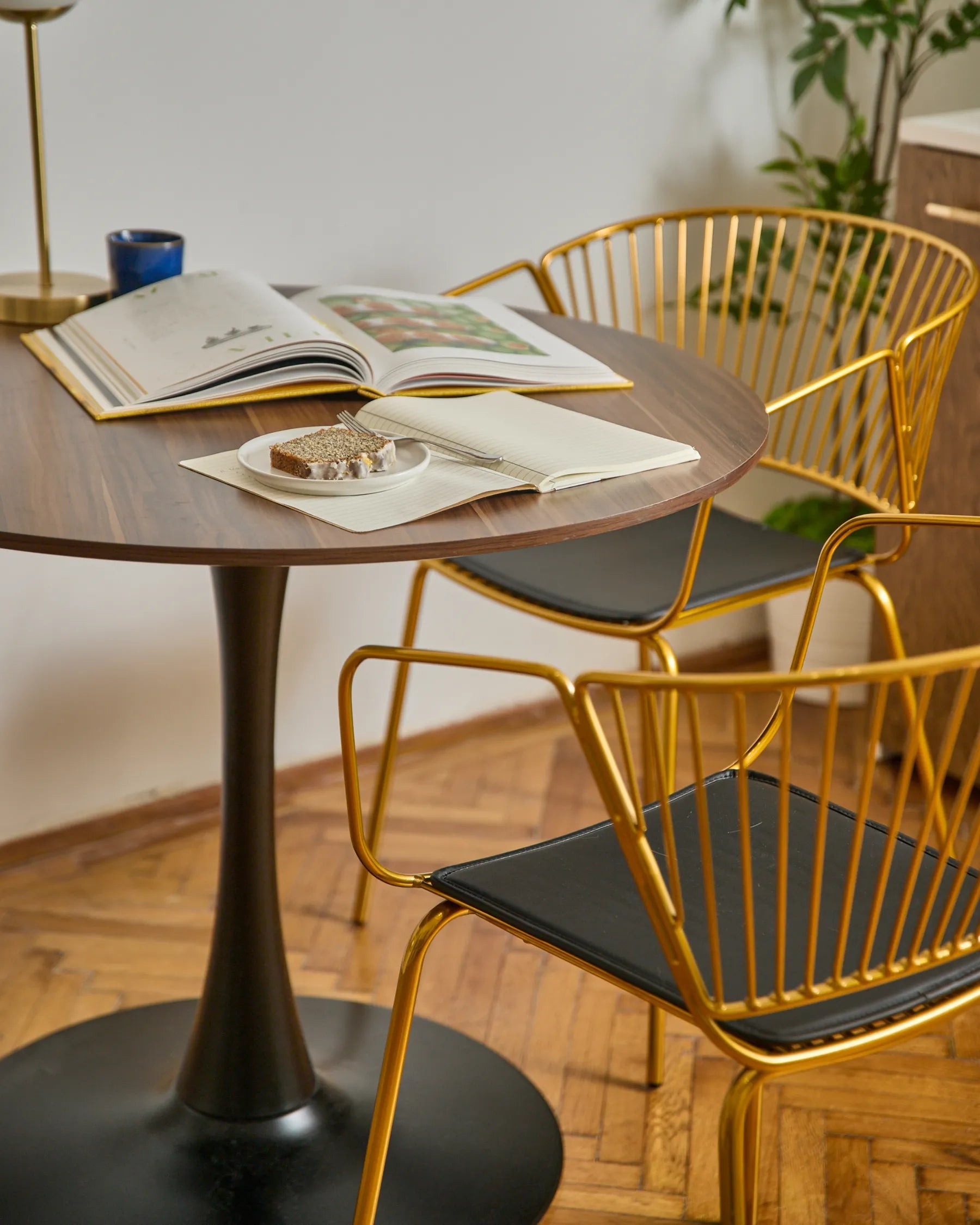 Dining Table BOCA Dark Brown 90 cm 90 cm