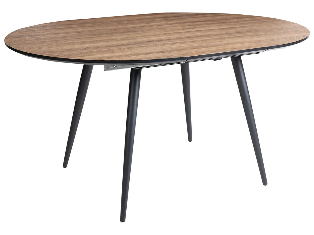 Extending Dining Table SENIAC Brown 110/150 cm 112 cm