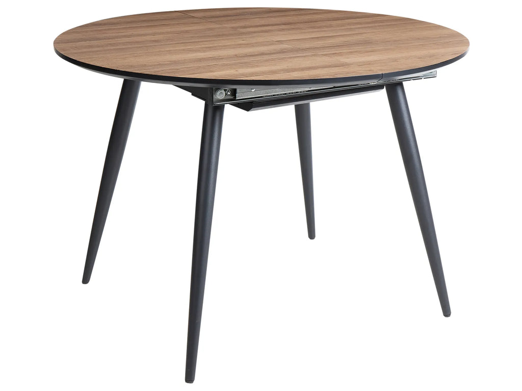 Extending Dining Table Brown 110/150 cm 112 cm