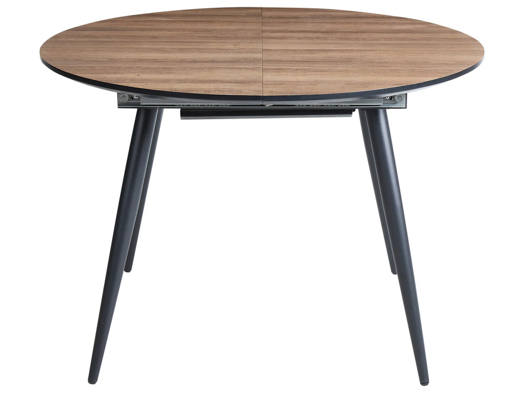 Extending Dining Table SENIAC Brown 110/150 cm 112 cm