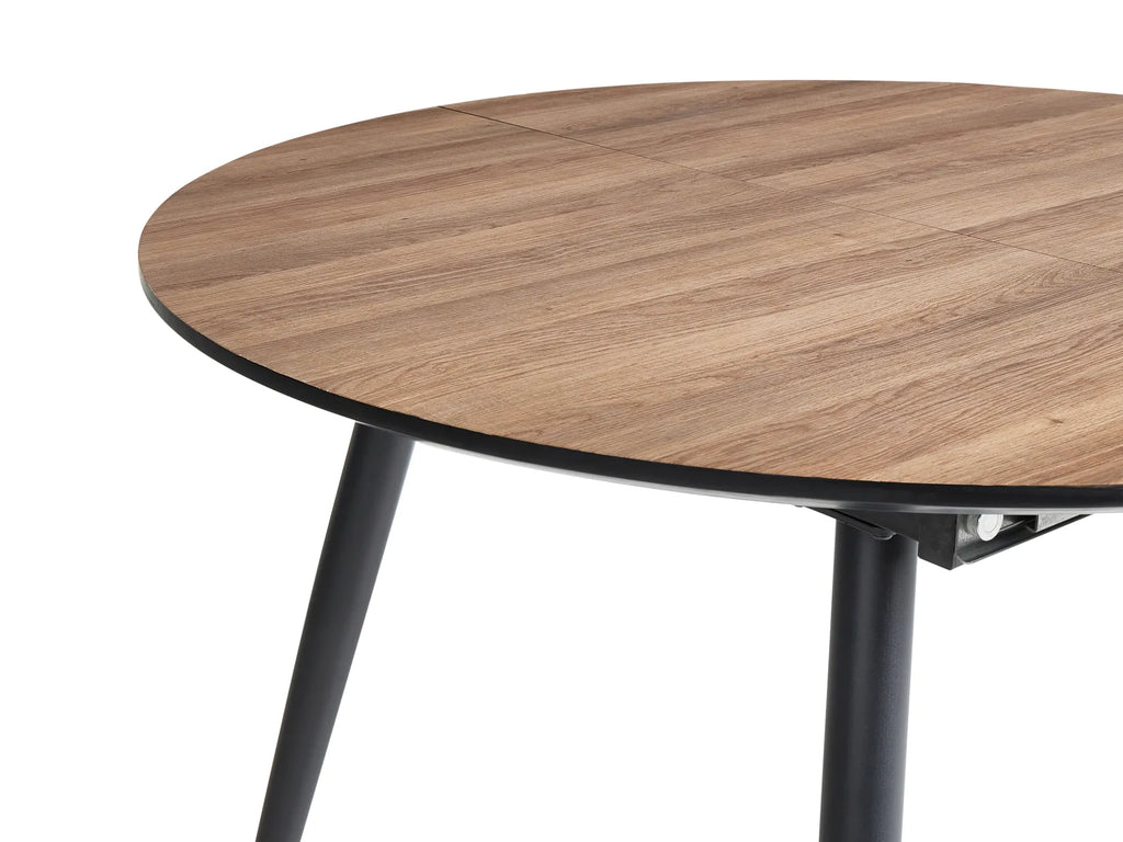 Extending Dining Table SENIAC Brown 110/150 cm 112 cm