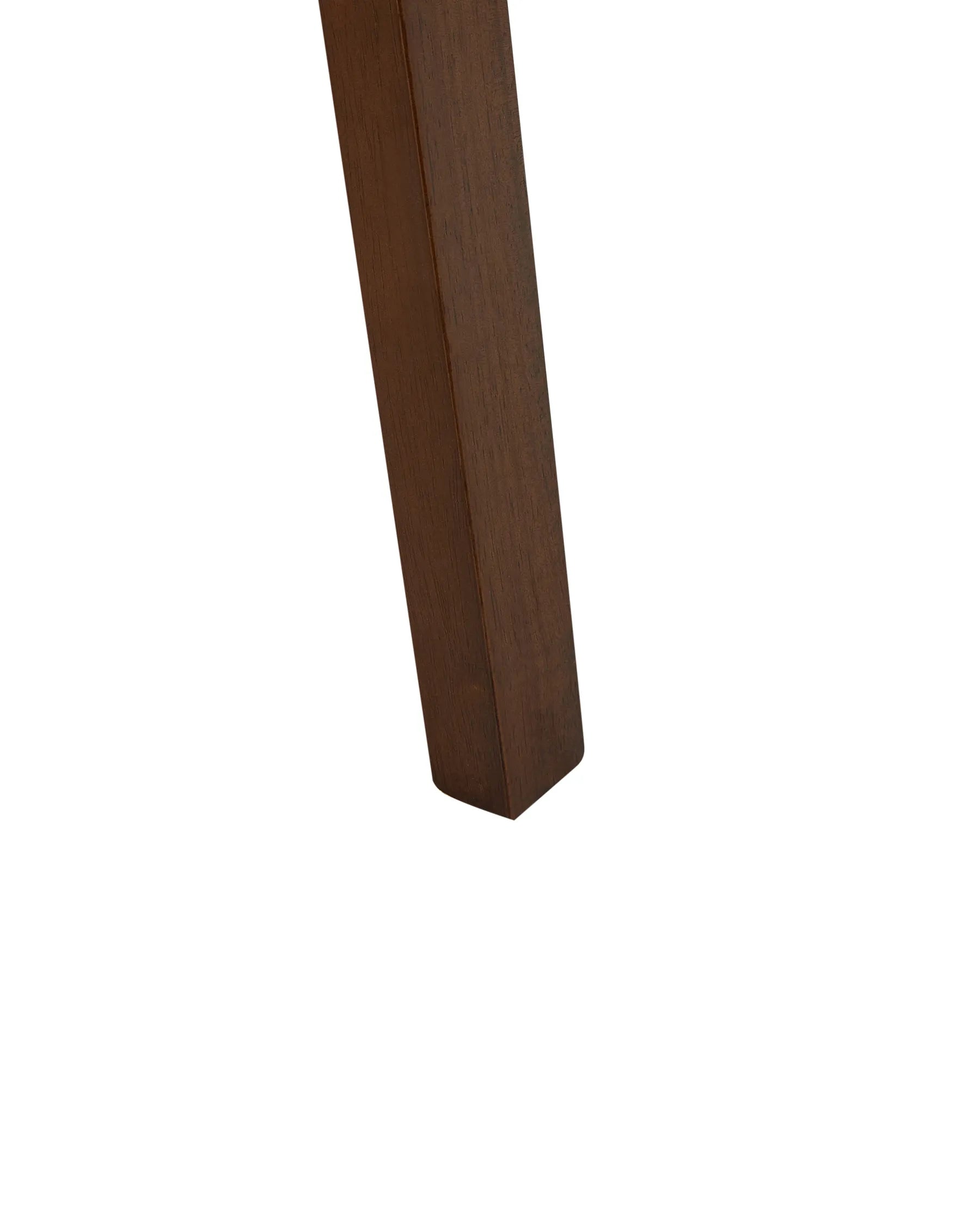 Set of 2 Dining Chairs Wood Dark Brown/ Grey