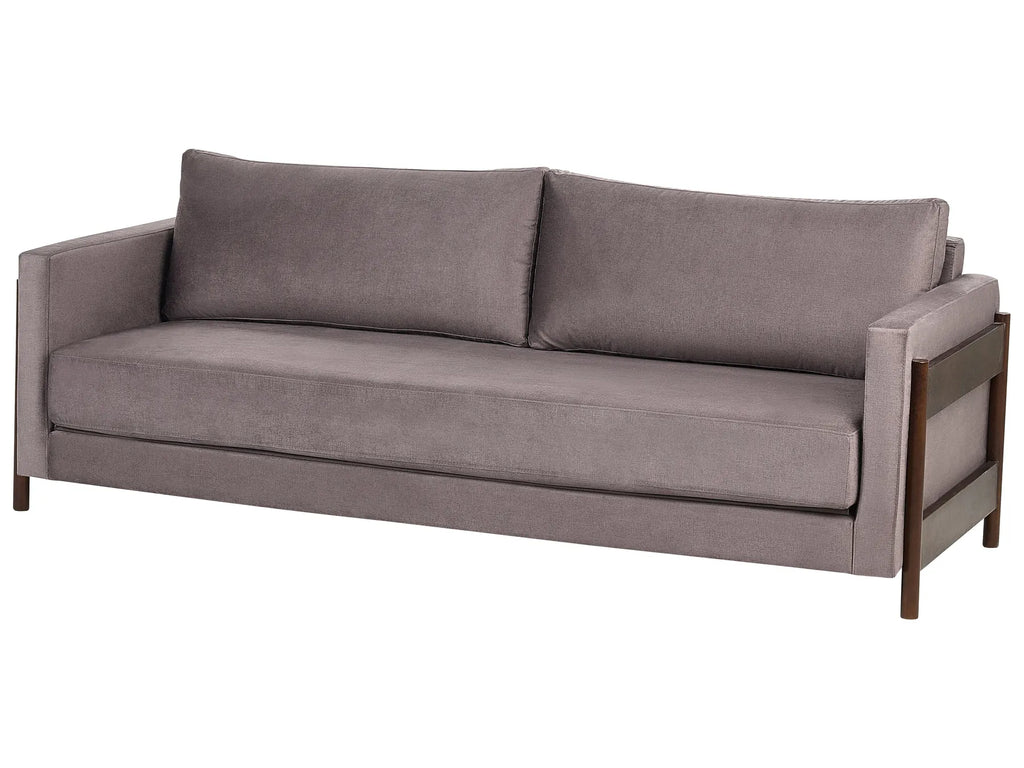 Sofa Bed 3 Seater ORSA Fabric Taupe