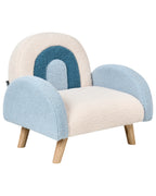 Kids Armchair Rainbow OMBO Boucle Light Blue