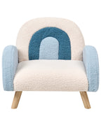 Kids Armchair Rainbow OMBO Boucle Light Blue