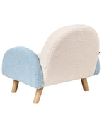 Kids Armchair Rainbow OMBO Boucle Light Blue