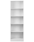 5 Tier Bookcase WINNIPEG 174 cm White