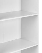 5 Tier Bookcase WINNIPEG 174 cm White