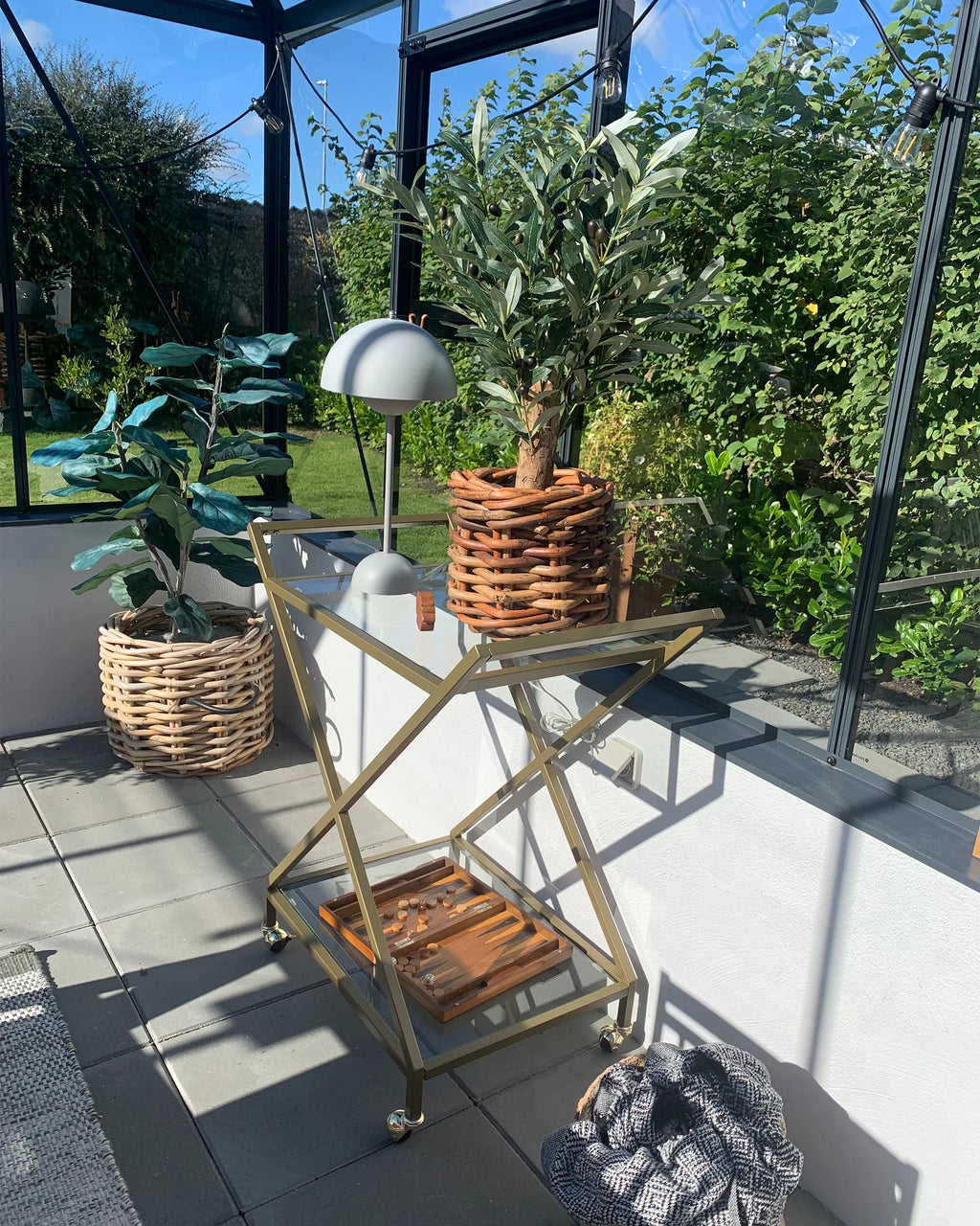 Kitchen Trolley IVERA Metal Gold