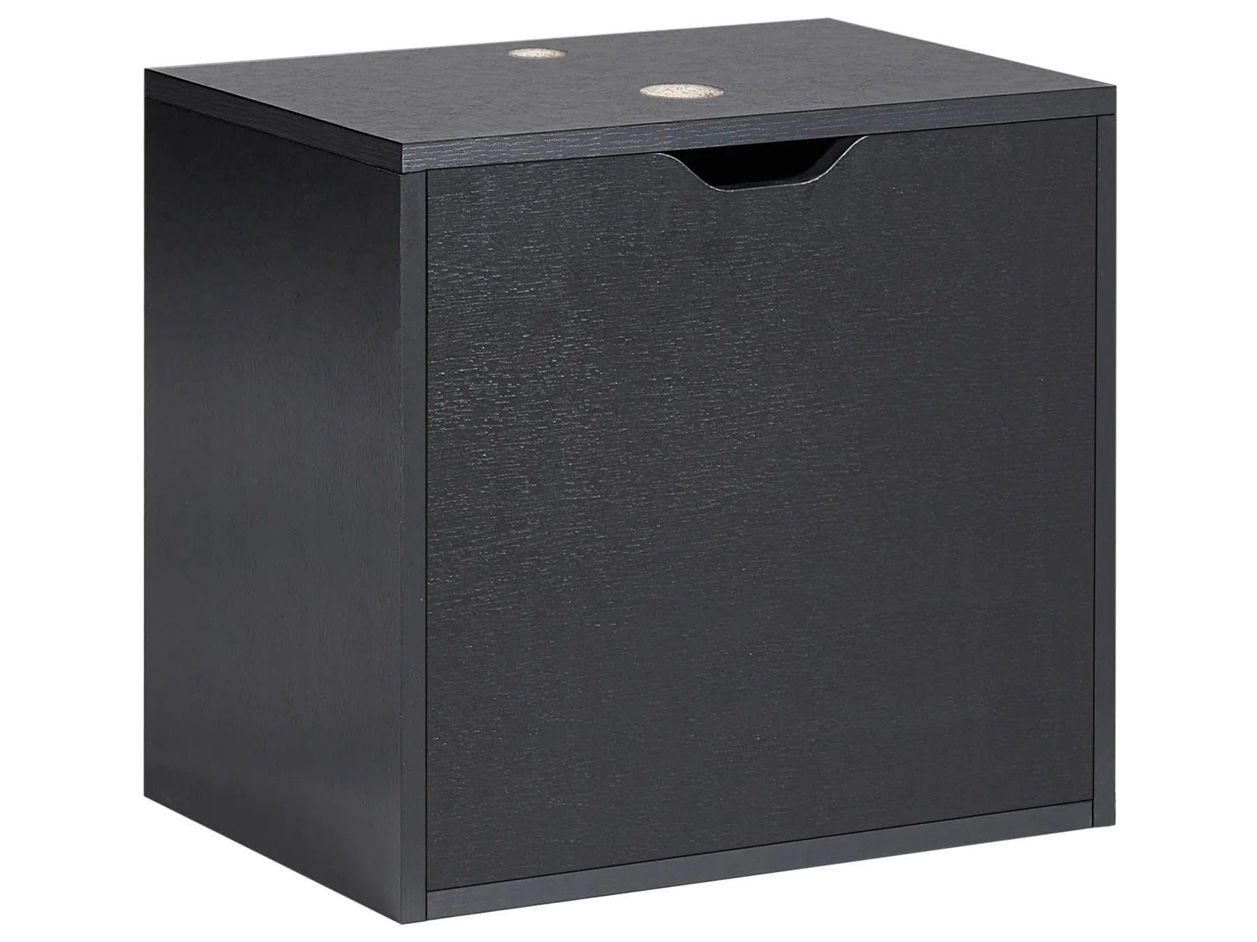 Wall Mounted Vanity Unit SUZANO 45 cm Black