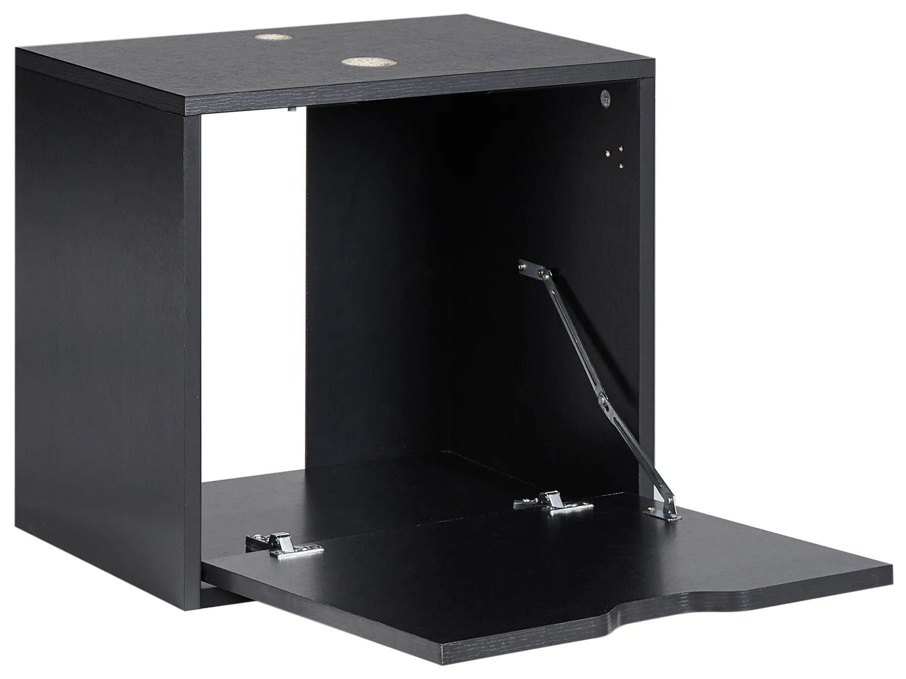 Wall Mounted Vanity Unit SUZANO 45 cm Black