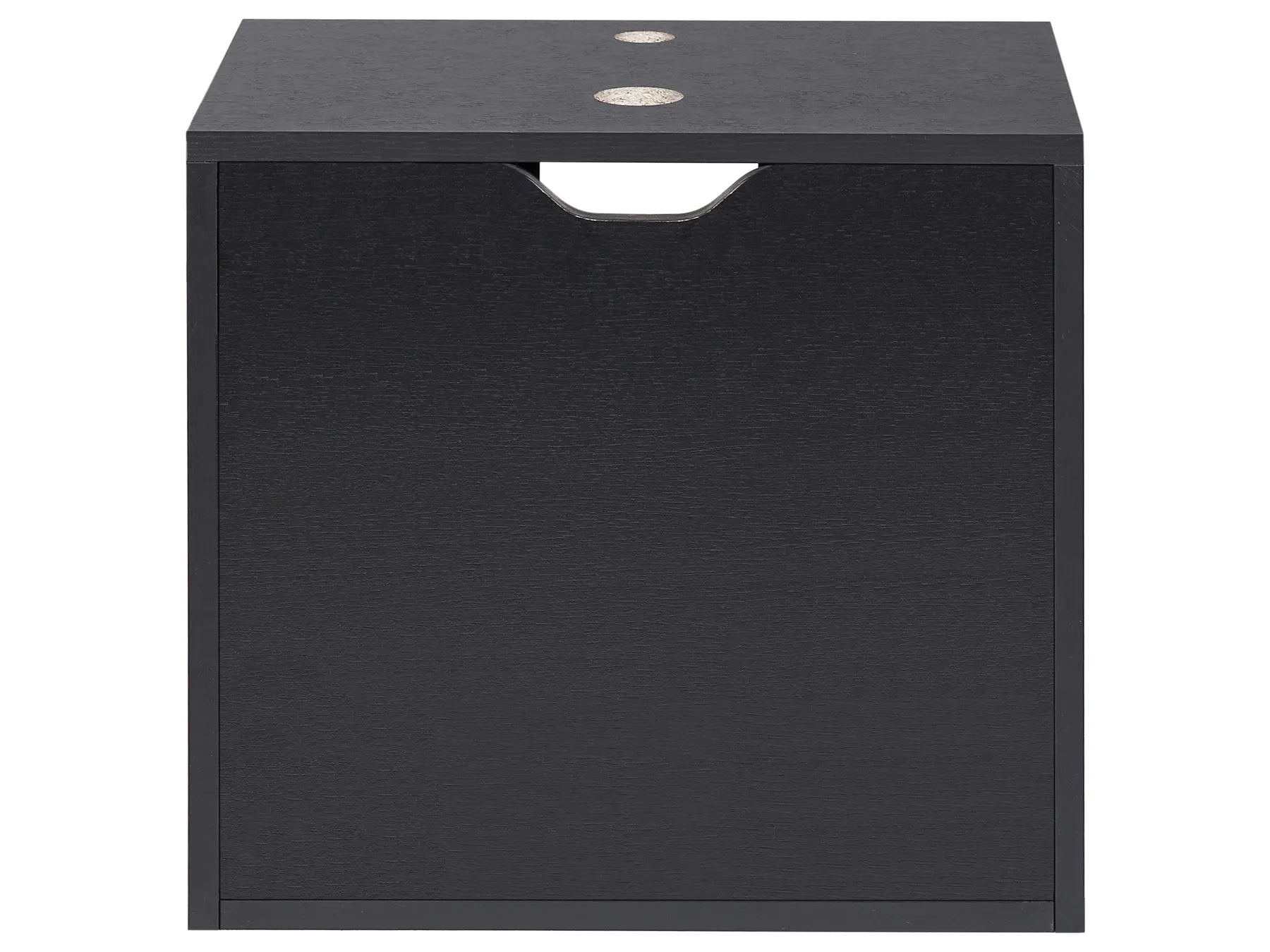 Wall Mounted Vanity Unit SUZANO 45 cm Black