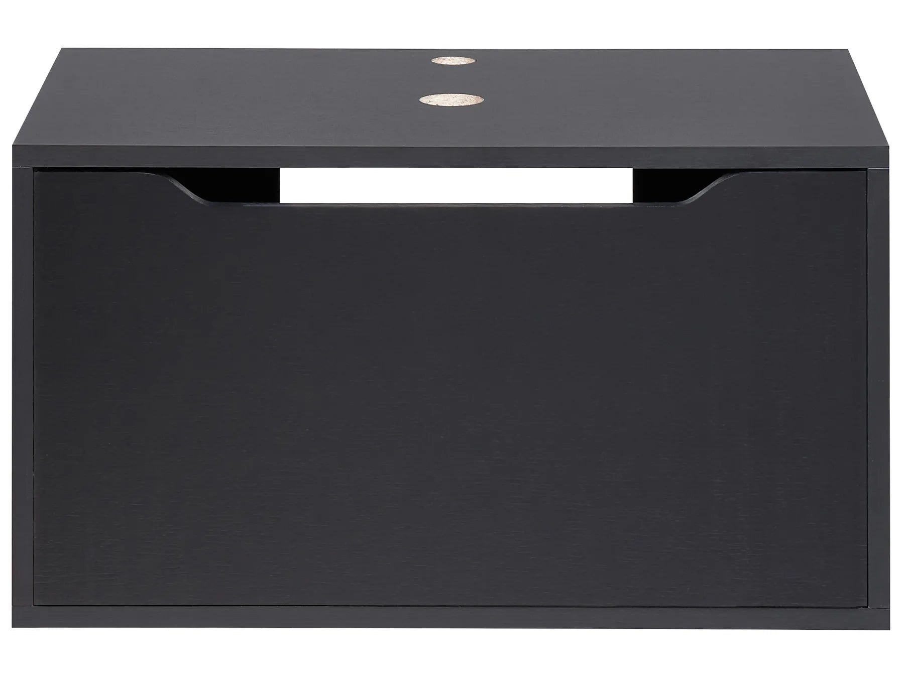 Wall Mounted Vanity Unit PETROLINA 60 cm Black