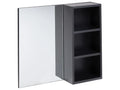 Bathroom Wall Mounted Mirror Cabinet JOINVILLE 60 cm Black