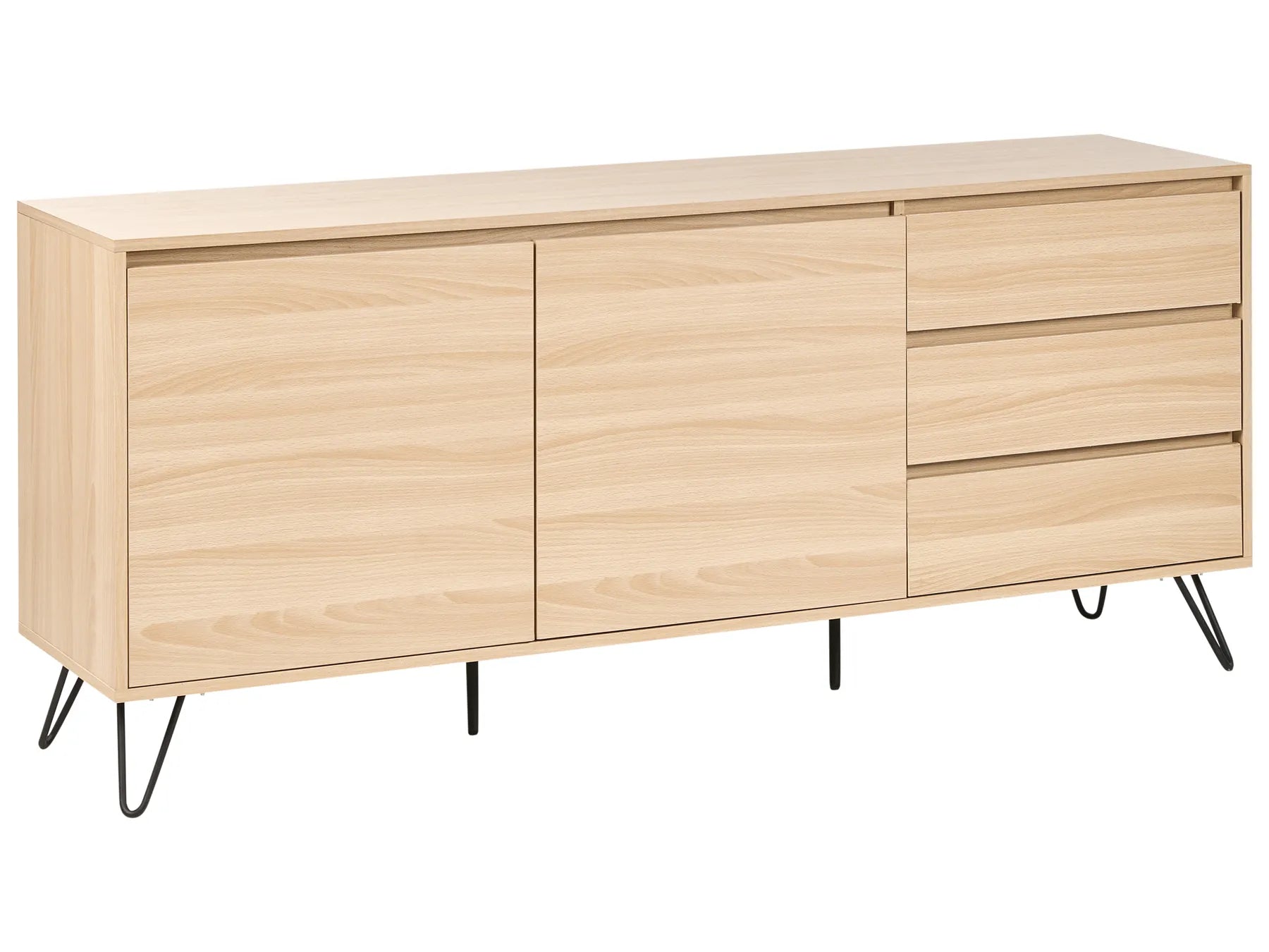 2 Door Sideboard CARDIGAN Light Brown