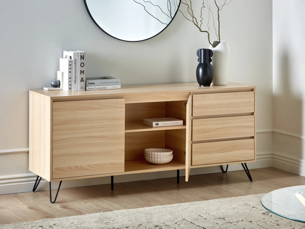 2 Door Sideboard CARDIGAN Light Brown