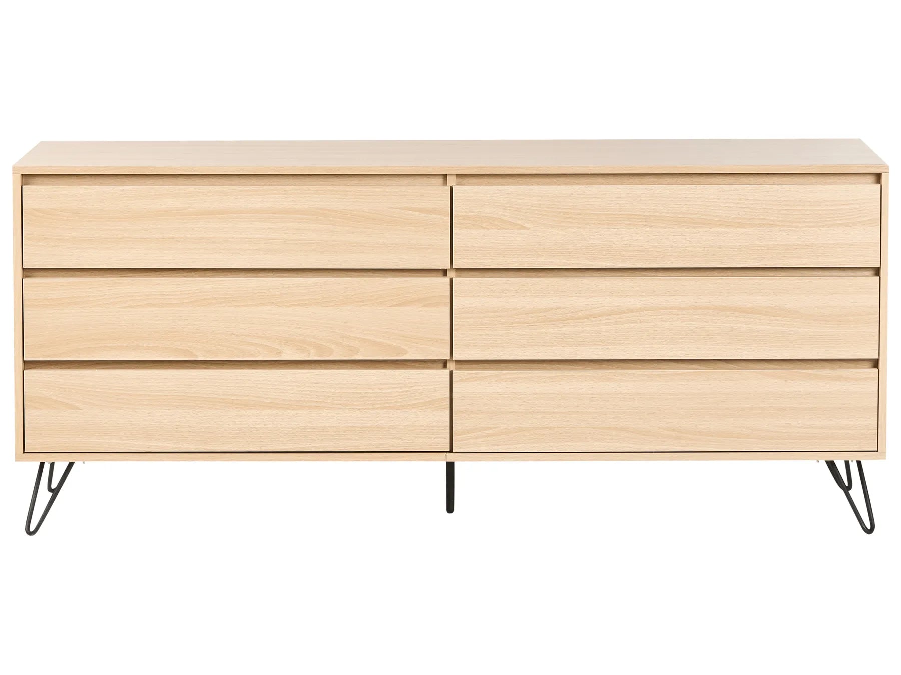 6 Drawer Chest CARDIGAN Light Brown