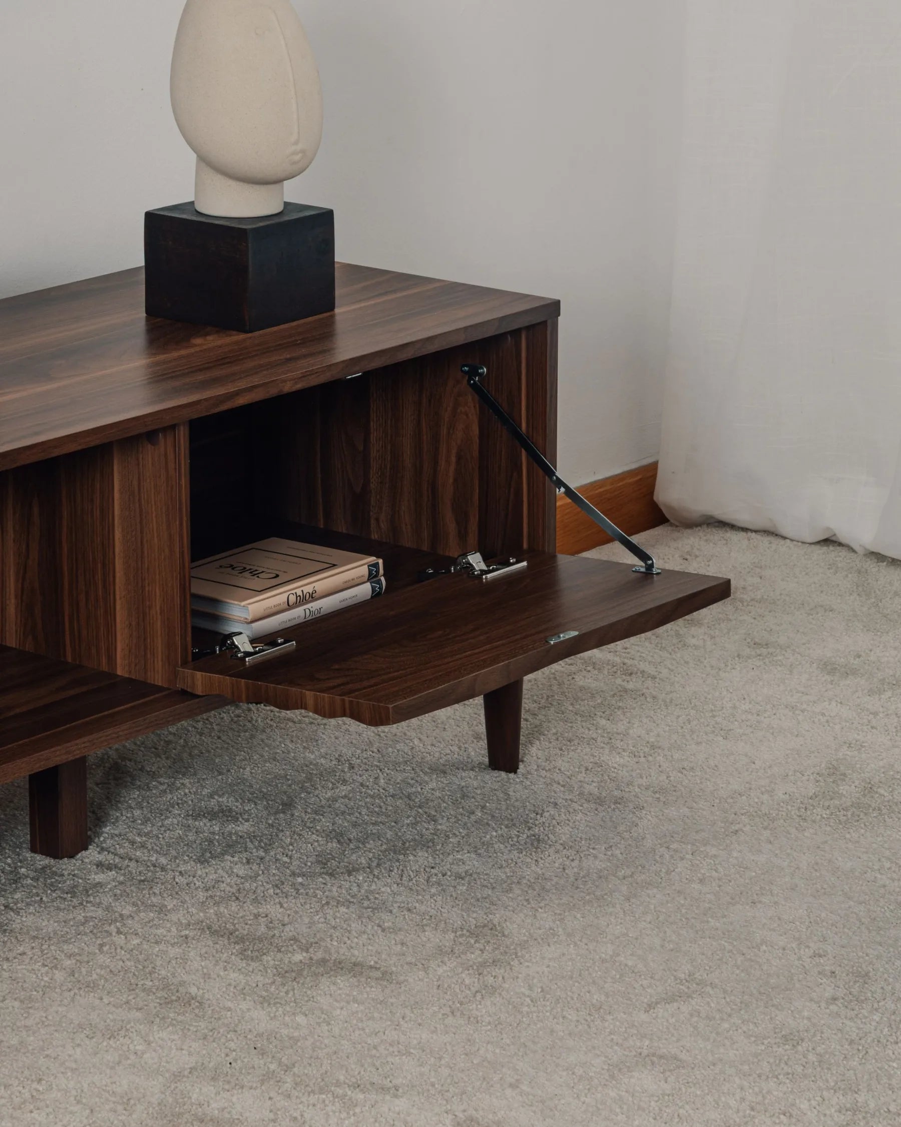 TV Stand KAYAN Dark Brown