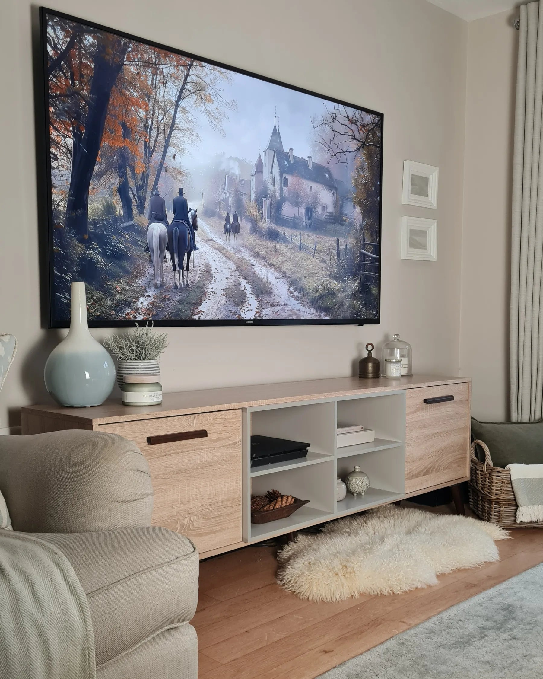 TV Stand ALLOA Grey