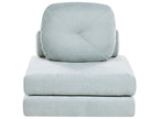 Single Sofa Bed OLDEN Fabric Light Blue