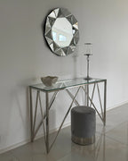 Pouffe BRIGITTE Velvet Grey