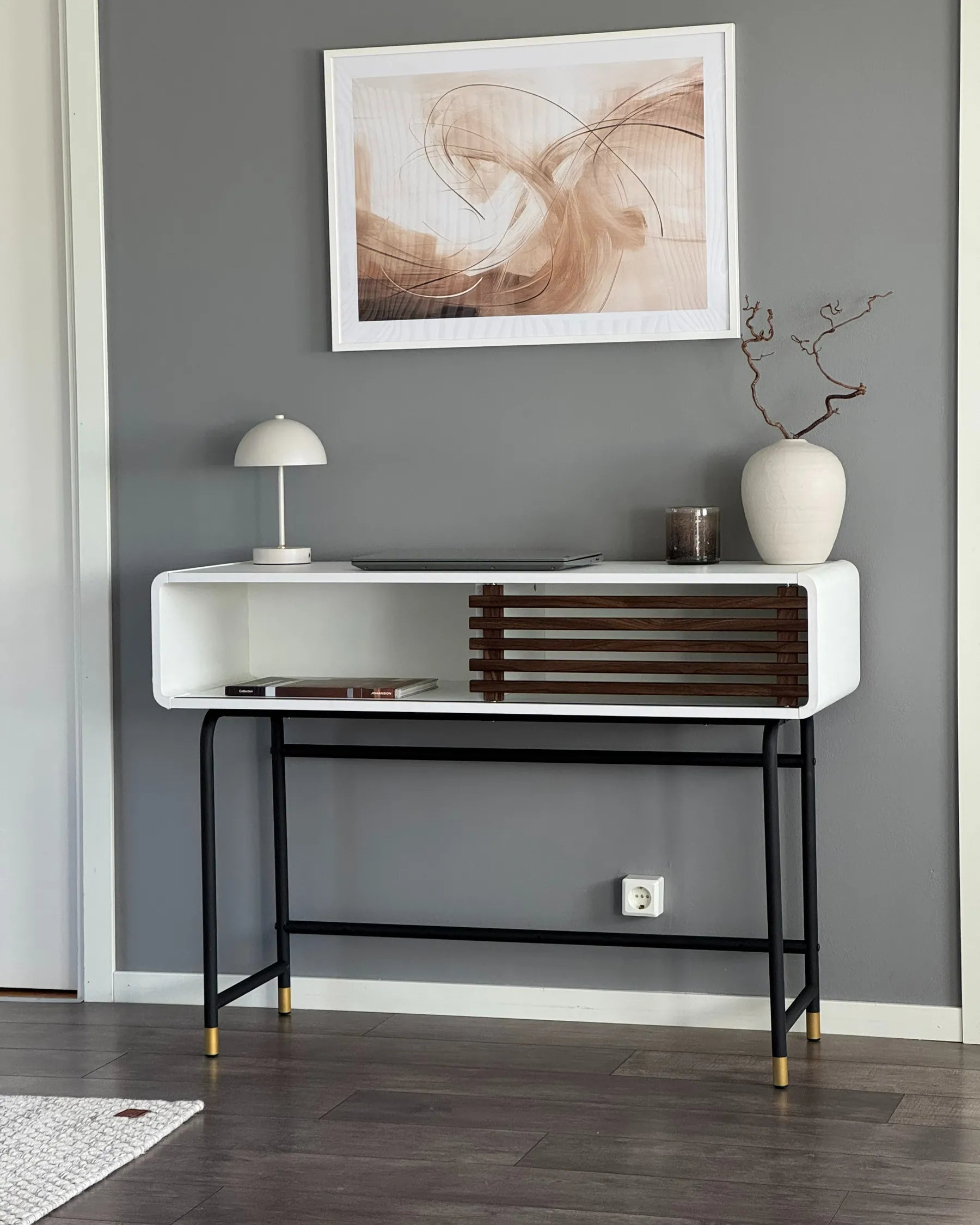 Console Table RIFLE White