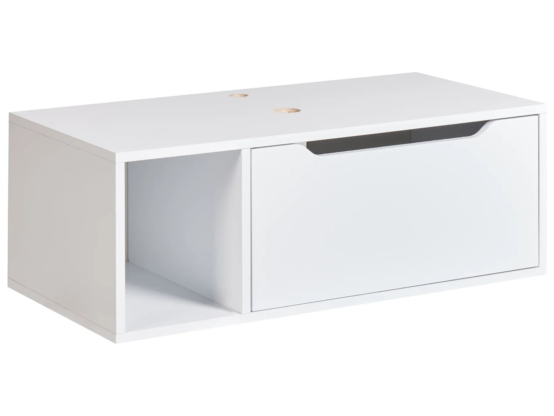 Wall Mounted Vanity Unit CASCAVEL 80 cm White