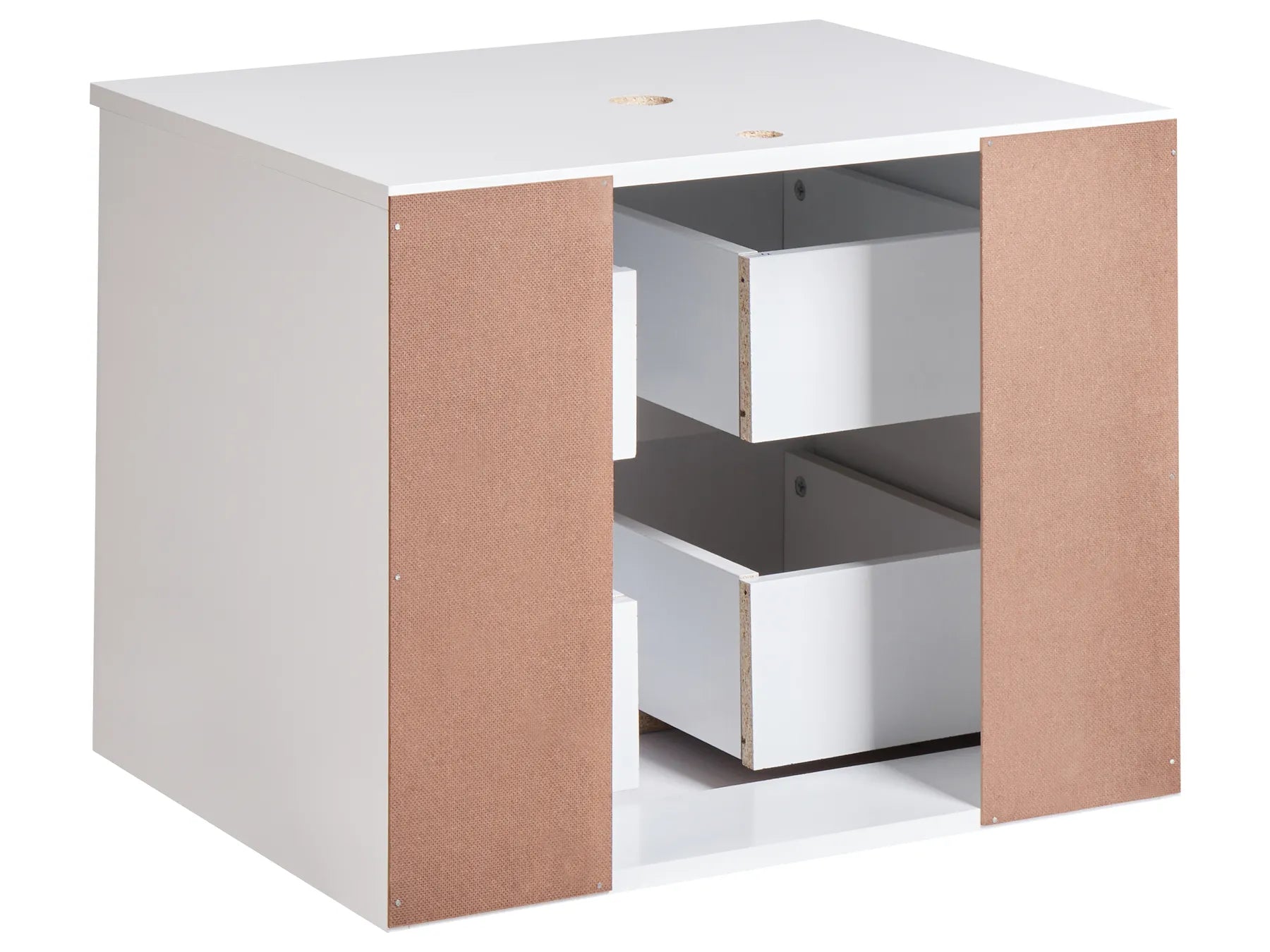 Wall Mounted Vanity Unit SERRA 60 cm White