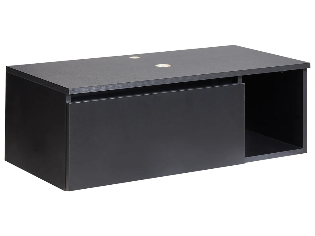 Wall Mounted Vanity Unit RUPANCO 80 cm Black