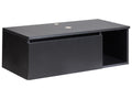 Wall Mounted Vanity Unit RUPANCO 80 cm Black