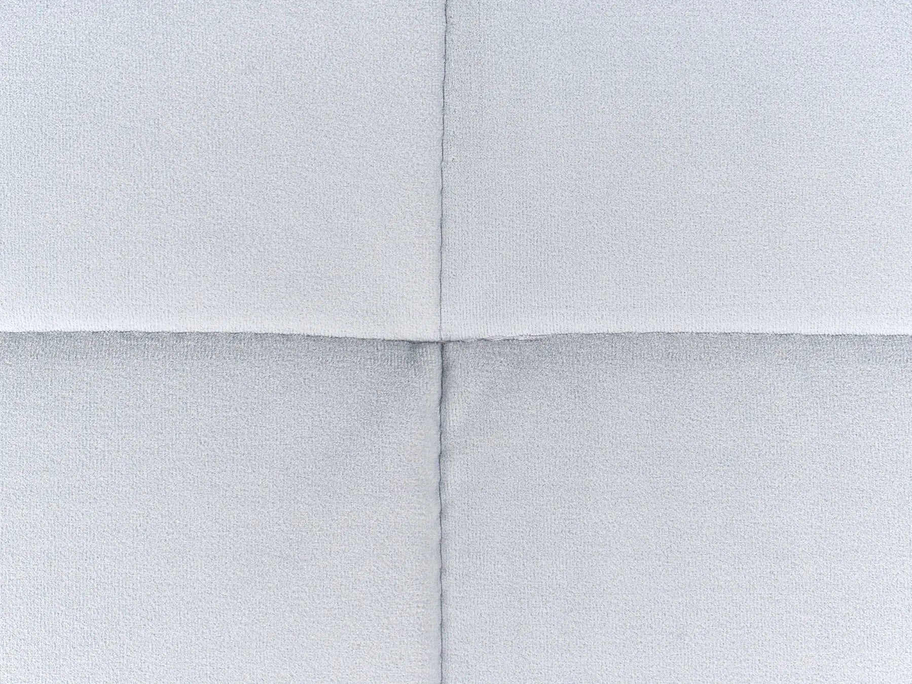 Modular Corner Sofa Bed 4 Seater ABERDEEN Velvet Light Grey Right Hand