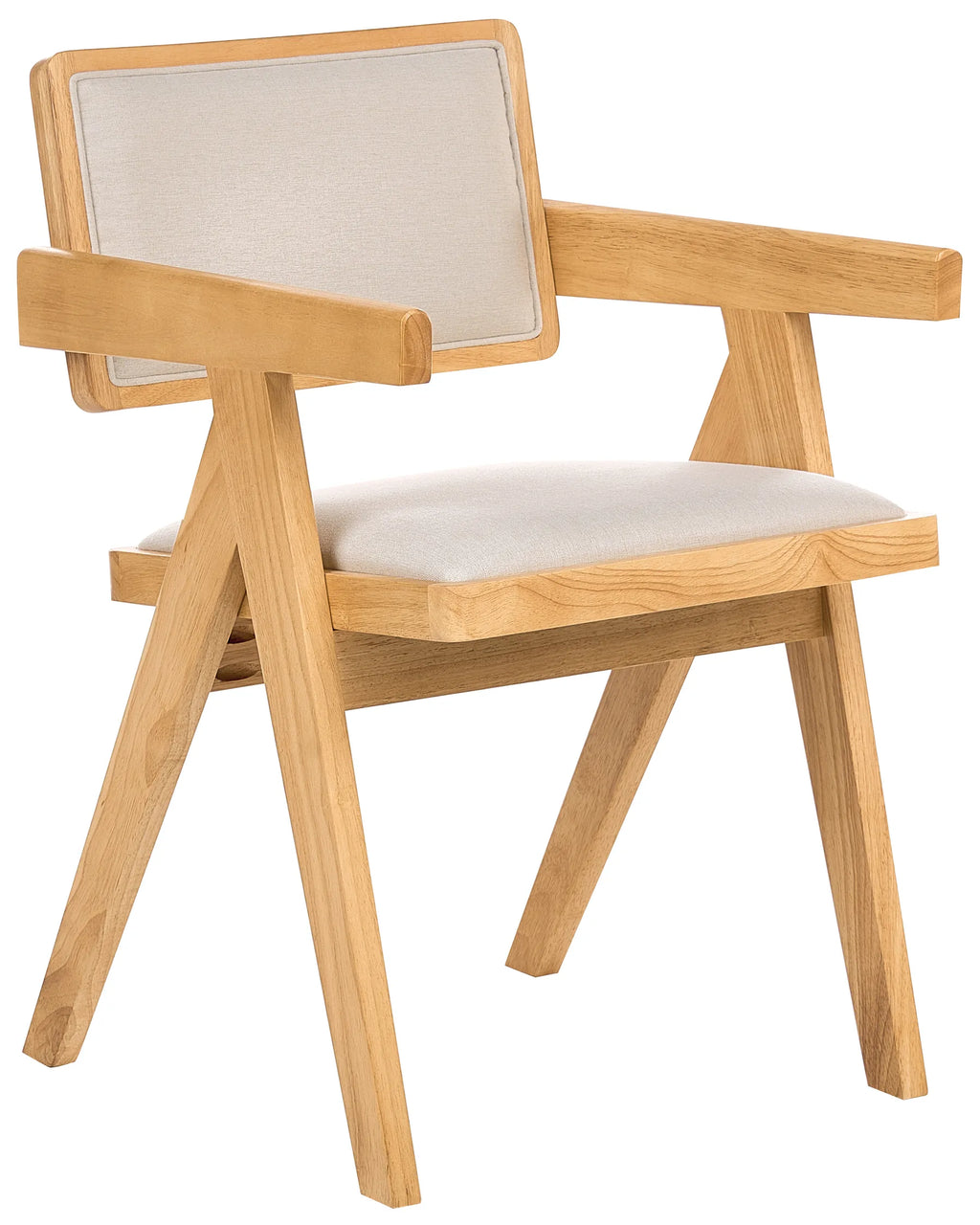 Set of 2 Dining Chairs CARMODY Wood Light Brown