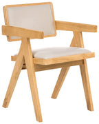 Set of 2 Dining Chairs CARMODY Wood Light Brown