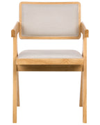 Set of 2 Dining Chairs CARMODY Wood Light Brown