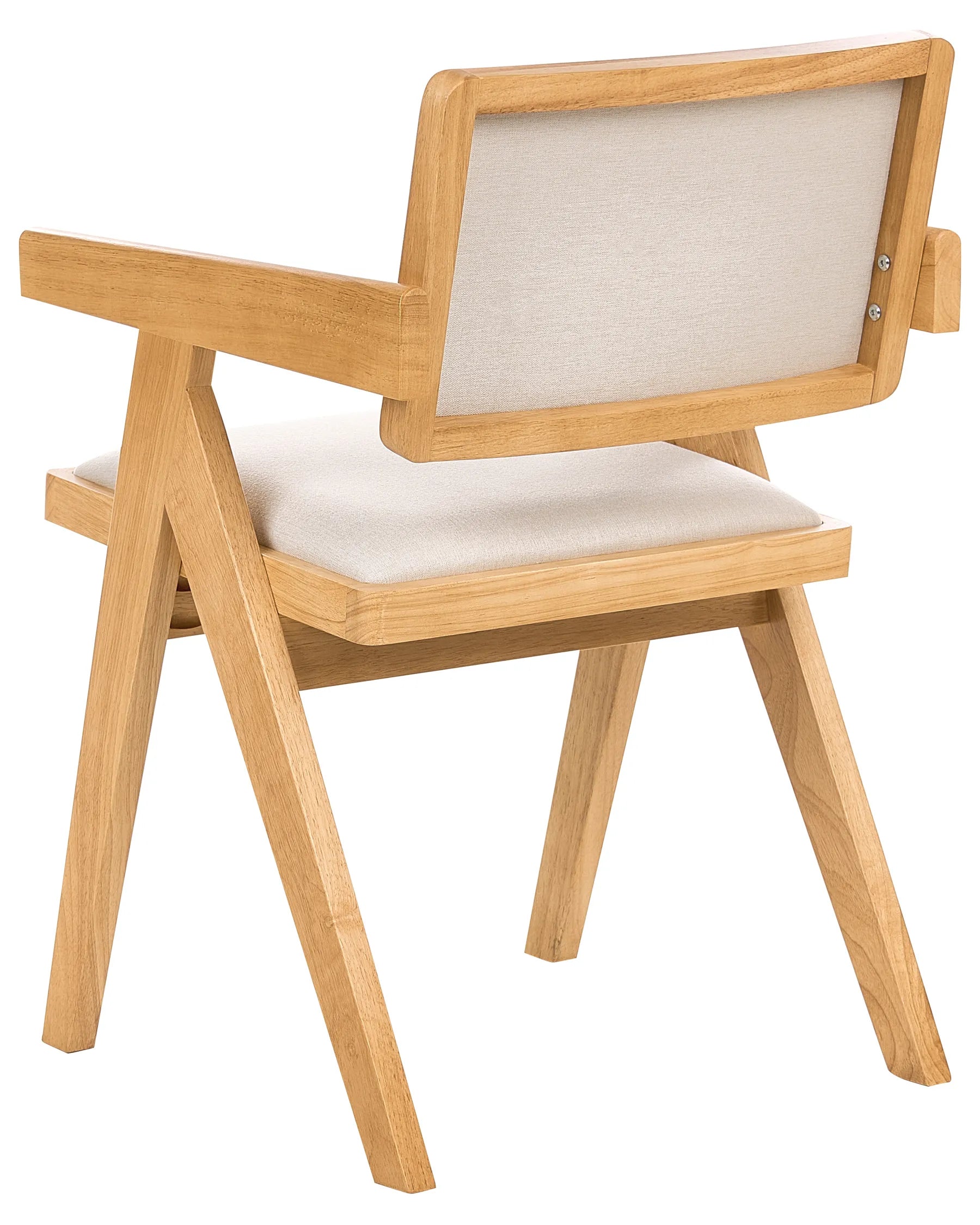 Set of 2 Dining Chairs CARMODY Wood Light Brown