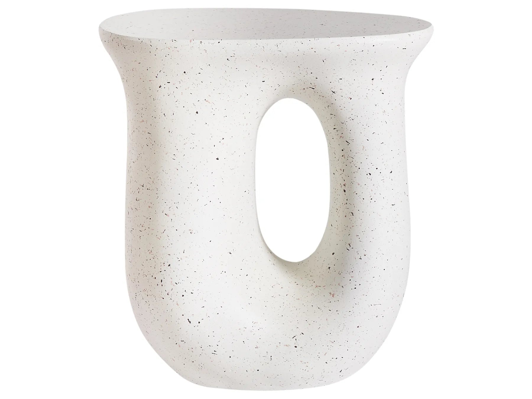 Side Table IDRO White Terrazzo