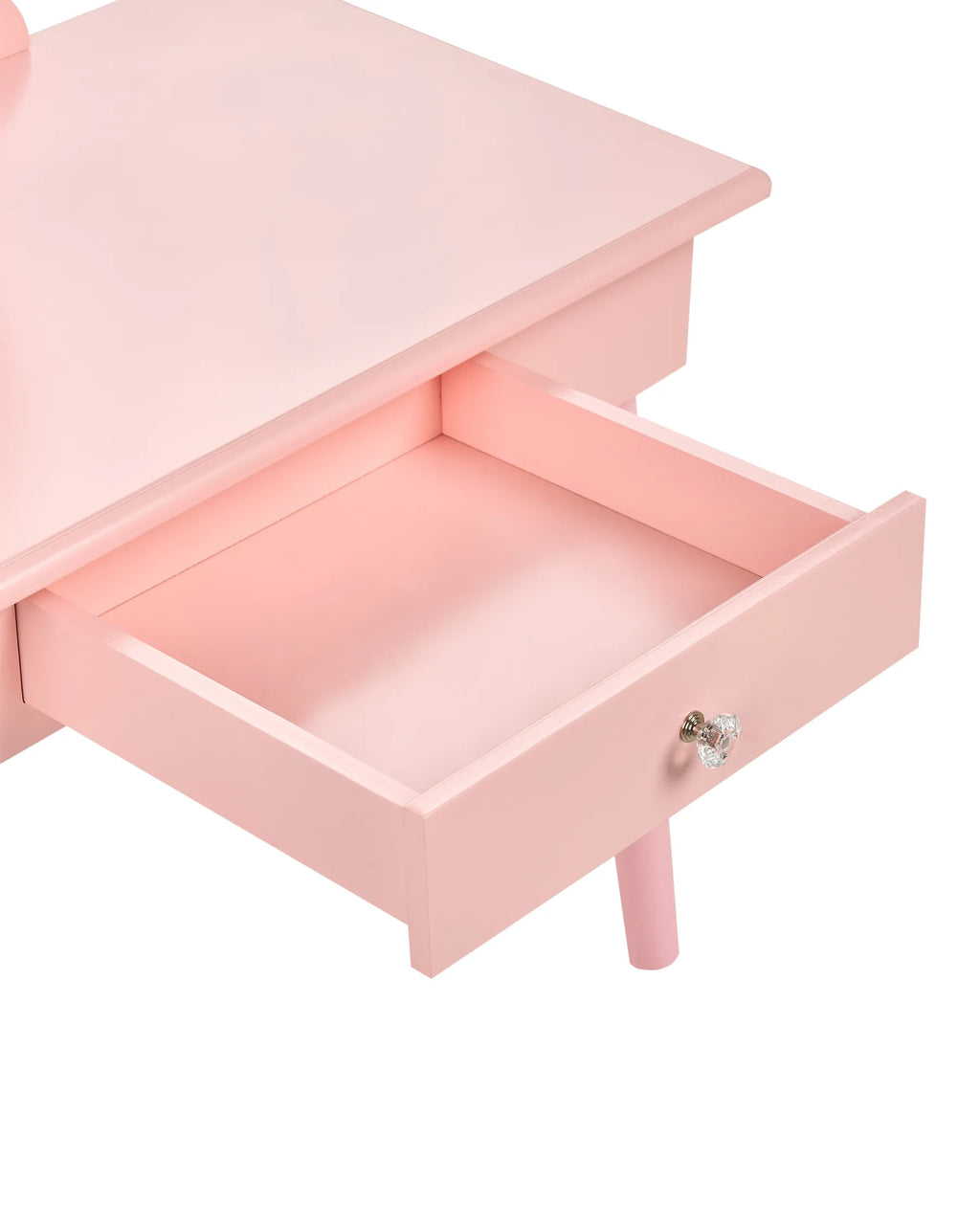 Kids Vanity Table with Stool MARGIE Pink