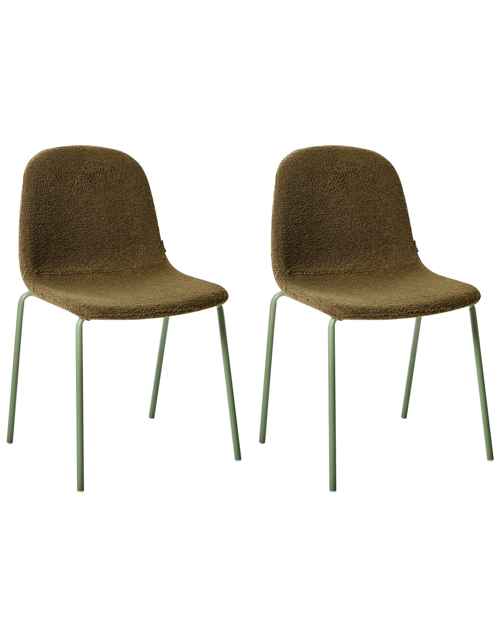 Set of 2 Conference Chairs LOMA Boucle Green