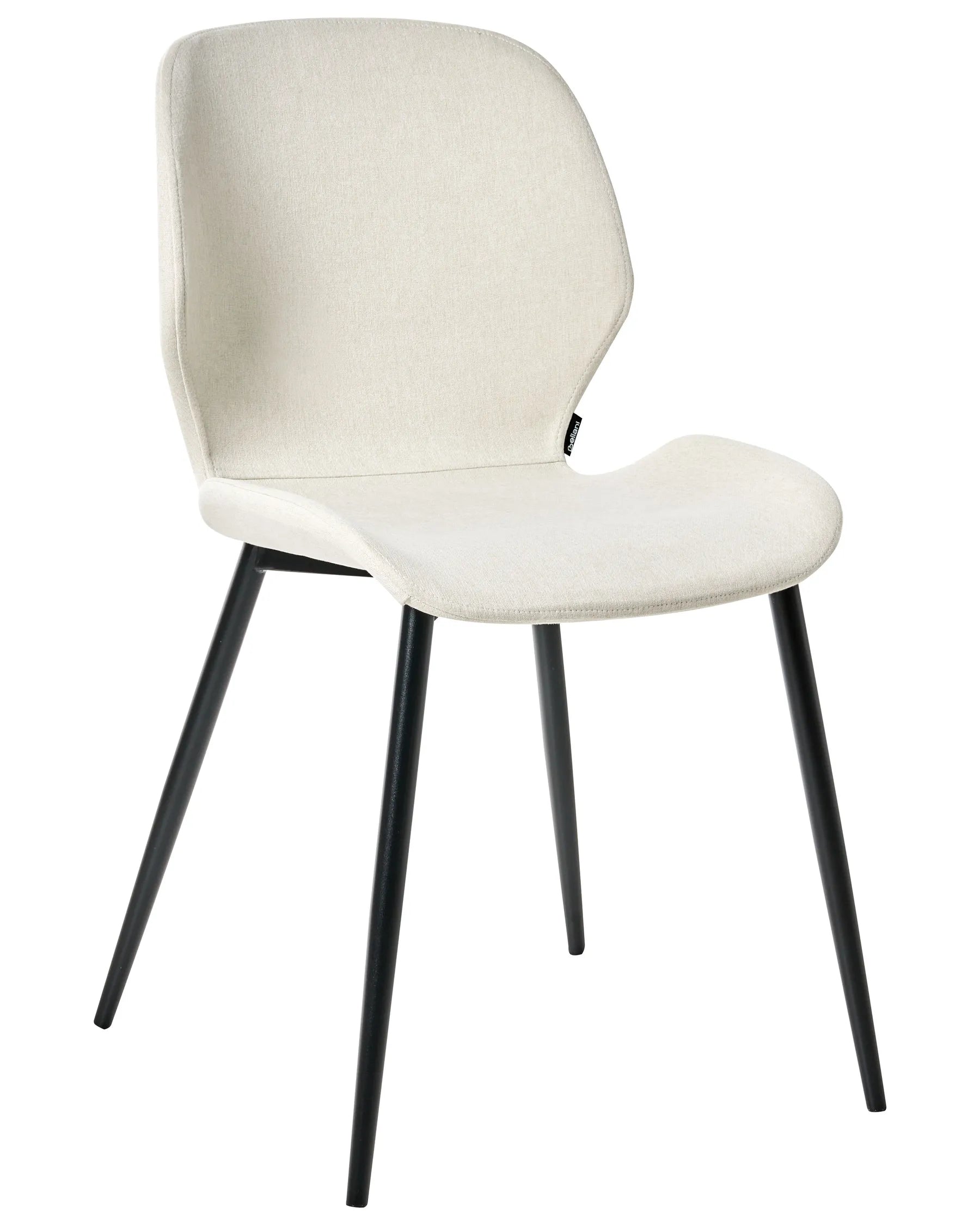 Set of 2 Conference Chairs HOLLAND Fabric Light Beige