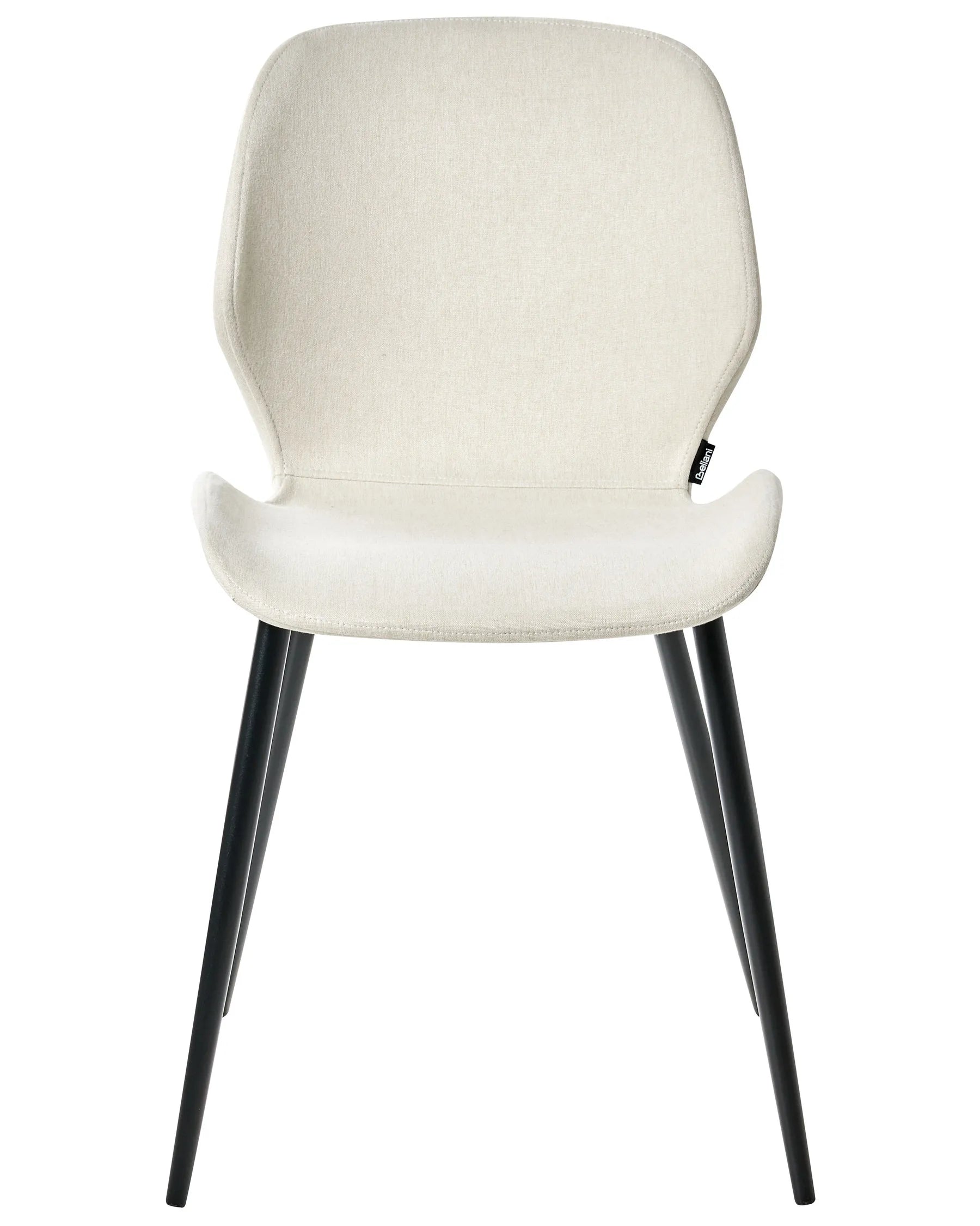 Set of 2 Conference Chairs HOLLAND Fabric Light Beige