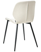 Set of 2 Conference Chairs HOLLAND Fabric Light Beige