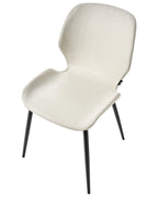 Set of 2 Conference Chairs HOLLAND Fabric Light Beige