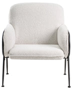 Armchair TRYSNES Fabric Light Beige