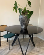 Dining Table OXHILL Black 120 cm 120 cm